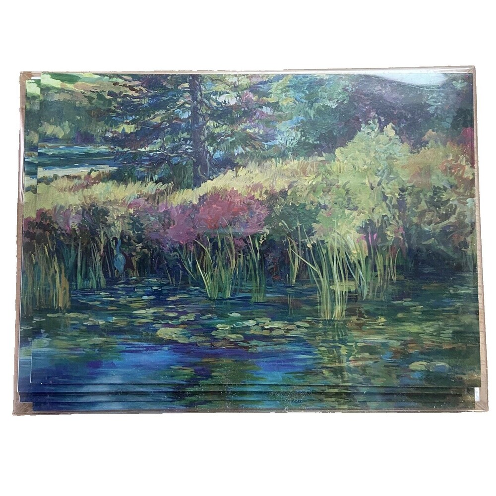 Blank Cards by Ellen Jean Diederich Givinity Press Sanctuary Pond Water Garden